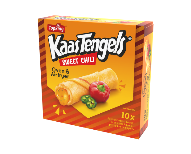 KaasTengels Sweet Chili Oven & Airfryer 10 st | Topking Fingerfood